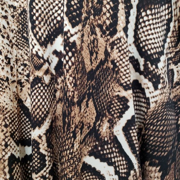 Donna Morgan Stretchy Jersey Snake Print Dress, 8 - Picture 2 of 5